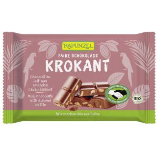 Vollmilch Krokant Schokolade mit Mandelkrokant HIH