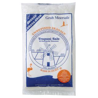 Meersalz, grob aus Trapani
