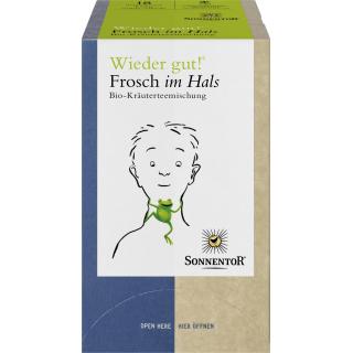 Frosch im Hals- Wieder gut!
